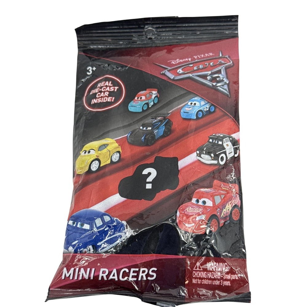 Disney Pixar Cars Mini Racers Blind Bag Diecast Mattel Mystery Car Sealed 898
